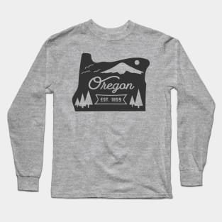 State of Oregon Graphic Tee Long Sleeve T-Shirt